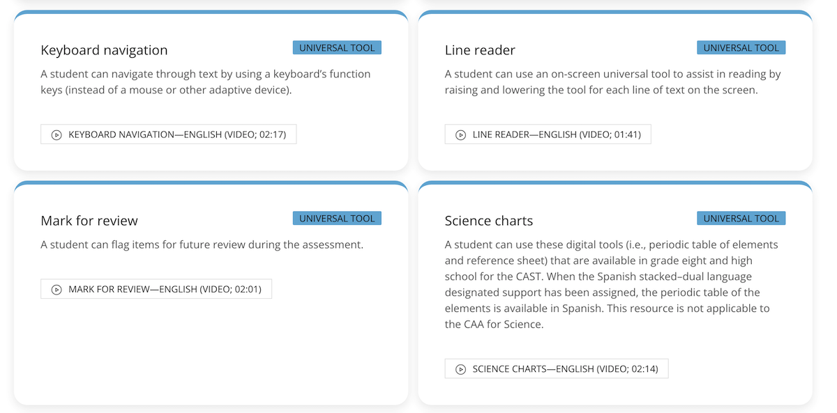 Accessibility Resources