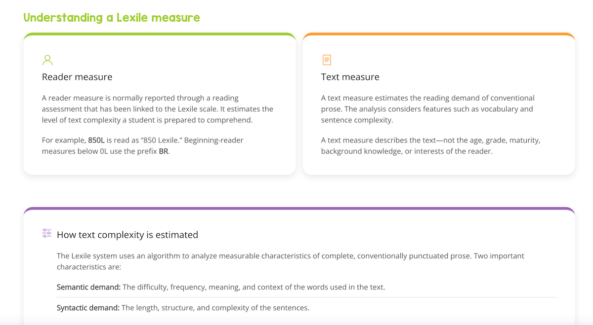 Lexile Framework