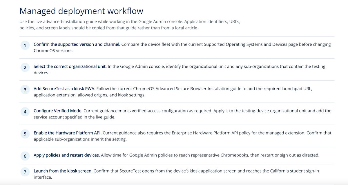 Installing the CAASPP and ELPAC Secure Browser on ChromeOS