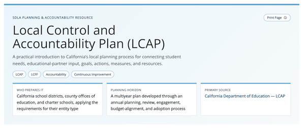 Local Control and Accountability Plan
