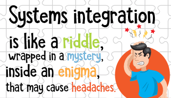 Connected systems representing secure data integration across a school district