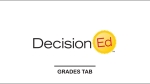 DecisionEd - Grades Tab