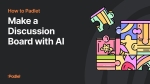 How to make an AI-guided discussion board on Padlet