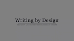 Writing by Design Video Lessons for Students