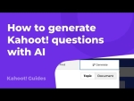 How to generate Kahoot! questions with AI