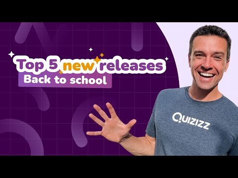 Top 5 Quizizz New Releases for Back to School 🎉 🥳