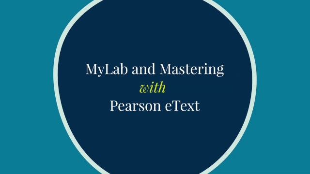 MyLab and Mastering - Pearson eText