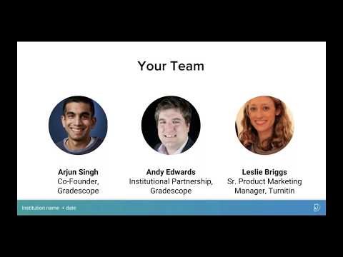 Meet Gradescope Webinar