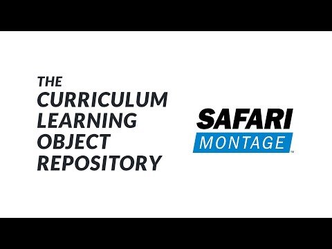 SAFARI Montage: The Curriculum Learning Object Repository