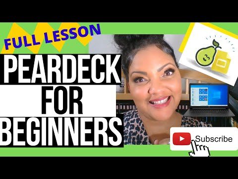 PEARDECK for BEGINNERS | Tutorial for Peardeck | You'll be SURPRISED at how similar it is to NEARPOD