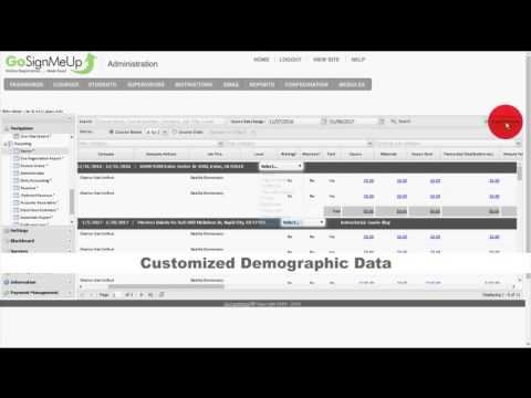 Extensive Reporting in GoSignMeUp Registration Software
