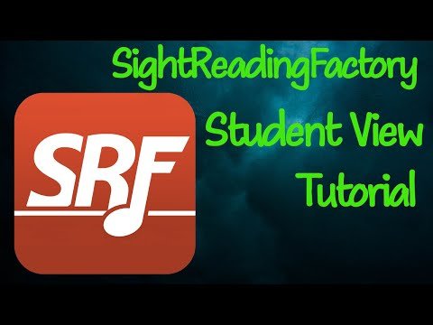 Sight Reading Factory Student View Video Tutorial