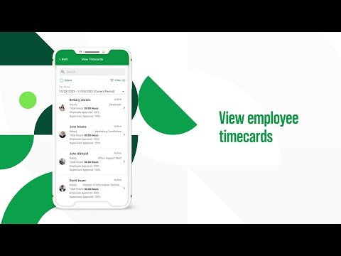 Who Knew? Viewing Employee Timecards
