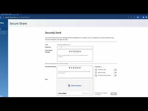 How to Send Files with Virtru Secure Share