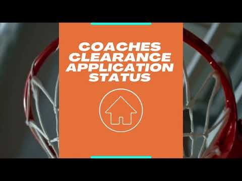 Coaches Clearance: Application Status (FL)