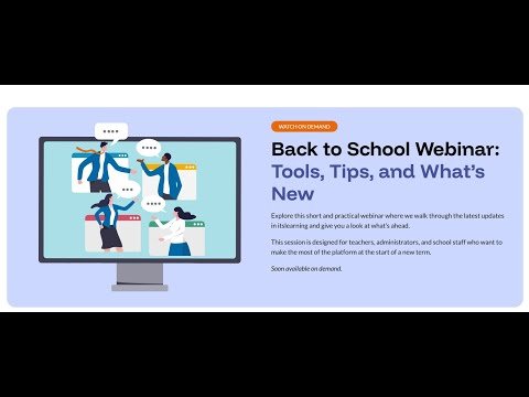 Back to School with itslearning  Tools, Tips, and What’s New