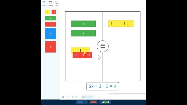 Algebra Tiles &amp; Geometry with Digital Math Tools | Brainingcamp