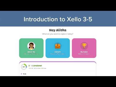 Introduction to Xello 3-5