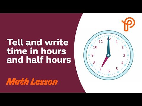Prodigy Math Lesson | Measurement and Data | Tell and write time in hours and half hours!