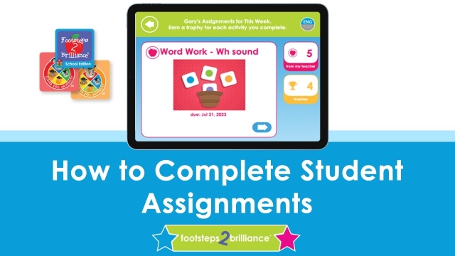 How Students Complete Assignments in Footsteps2Brilliance