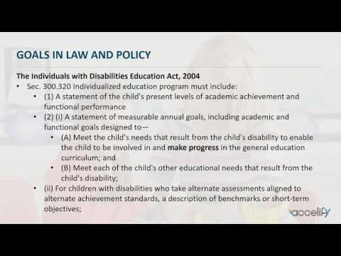 Better Goals for Better Outcomes: Best Practices for Writing Effective, Measurable IEP Goals