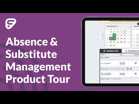 Absence &amp; Substitute Management Software - Full Product Tour