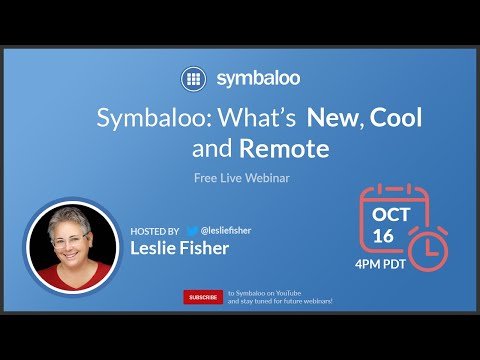 Symbaloo: What's New, Cool and Remote with Leslie Fisher