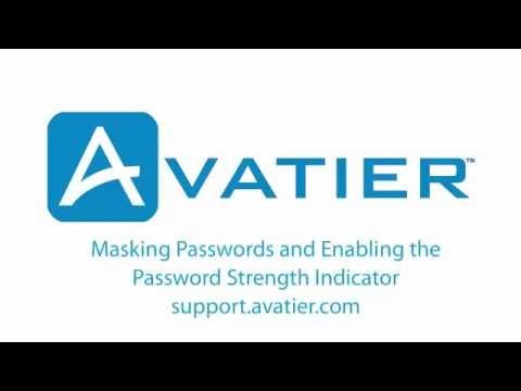 Masking Passwords and the Password Strength Indicator