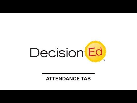 DecisionEd - Attendance Tab