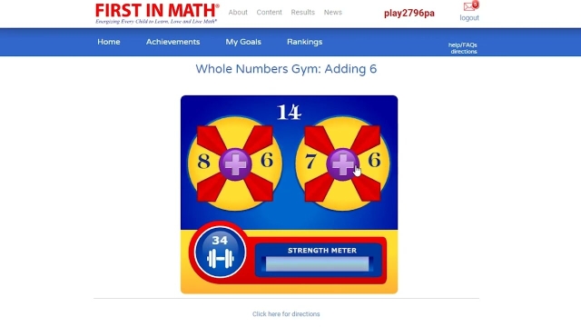 Quick Start on First In Math