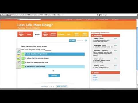 Achieve3000 Lesson Explanation
