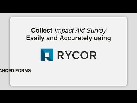 Collect Federal Impact Aid Surveys with RYCOR