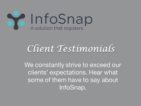 InfoSnap Client Testimonials