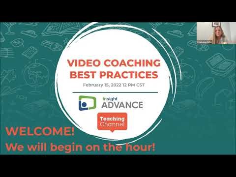 Webinar Recording: Video coaching best practices: A Successful District Case Study