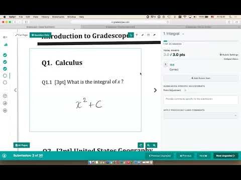 Gradescope Workflow for Instructors