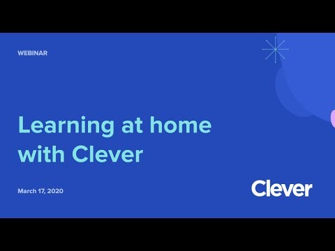 District Admins: How to set up learning at home with Clever