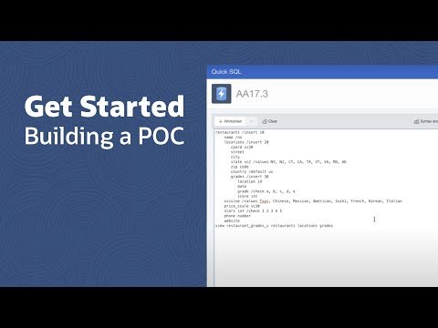Getting Started  - Building a POC
