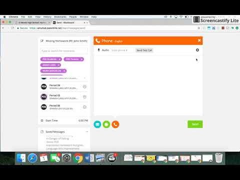 Sending Pre Made Messages in Blackboard Connect