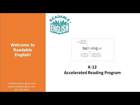 Readable English - Welcome to Our Accelerated Reading Program