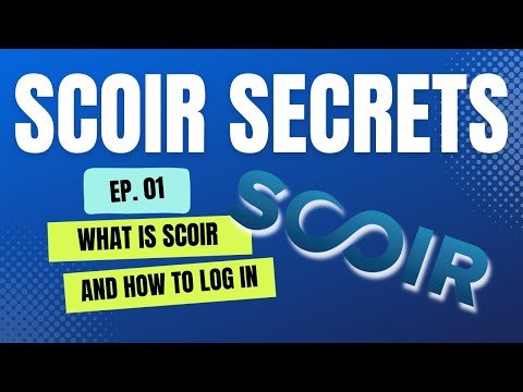 SCOIR Secrets Ep 1: Getting Started with SCOIR - A Quick Overview