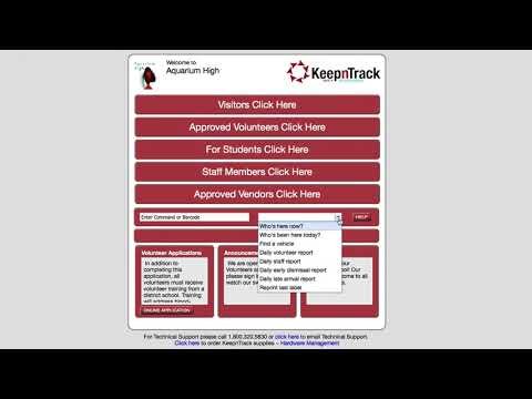 Print Reports from the Kiosk