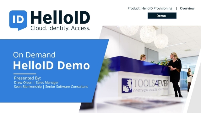 HelloID Provisioning 10 Minute Overview