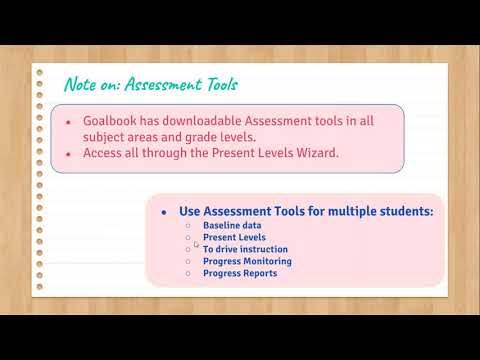 GoalBook Training Video