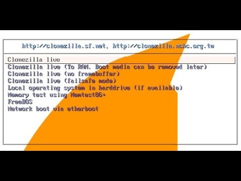 Clonezilla Disk Imaging And Cloning Utility Live USB Boot Disk Tutorial