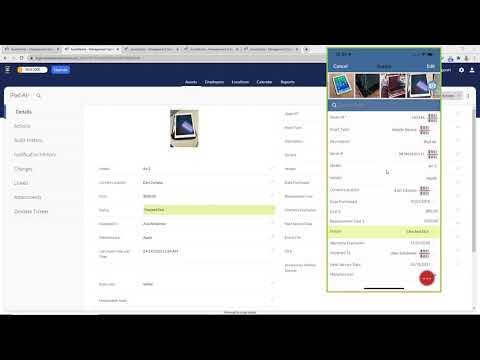 Asset Panda Web and Mobile Demo