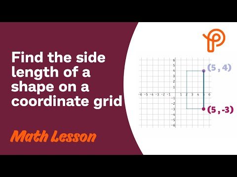 Prodigy Math Lesson | Geometry | Find the side length of a shape on a coordinate grid