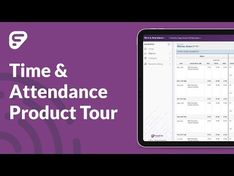 Frontline Time &amp; Attendance - Absence Management Software Tour
