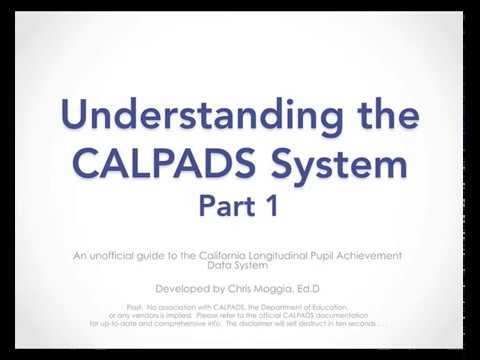 CALPADS Fall 1 Overview