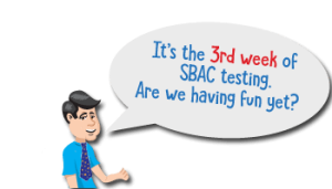 It's the 3rd week of testing.  Having fun yet?