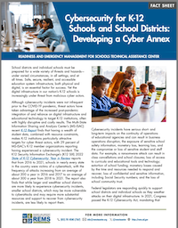 Cybersecurity for K-12 Schools